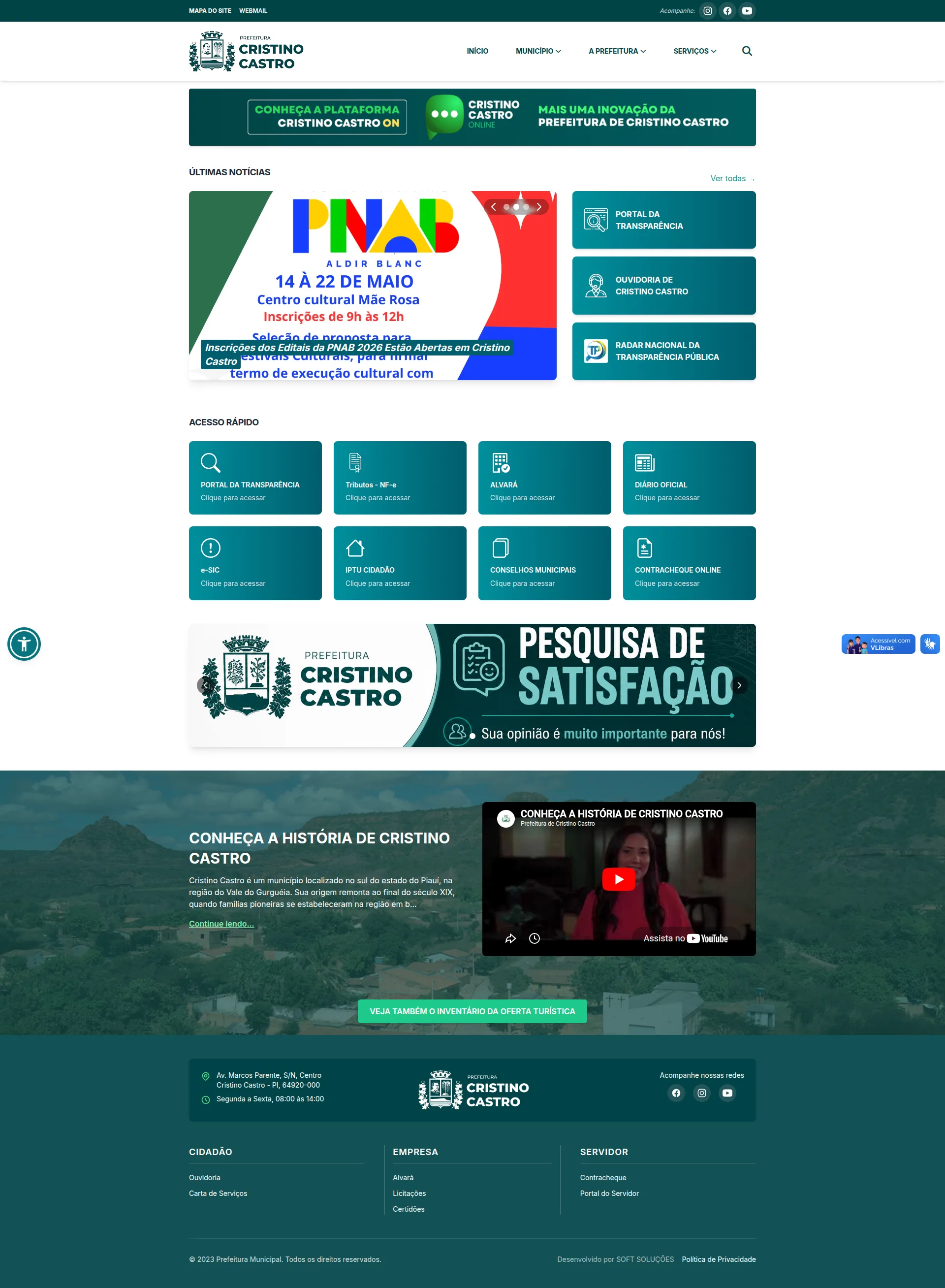 Portal de Notícias Cristino Castro