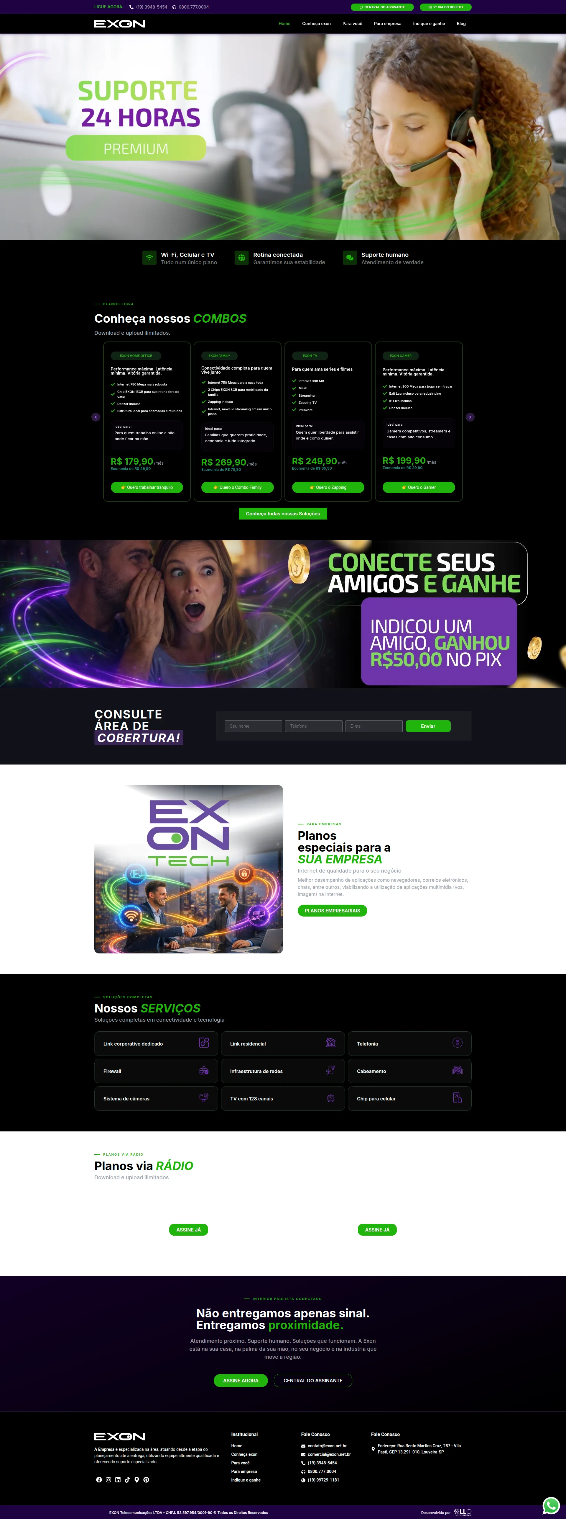 Novo Site Exon Tech